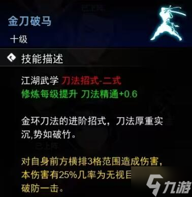 逸劍風(fēng)云決刀法收集攻略