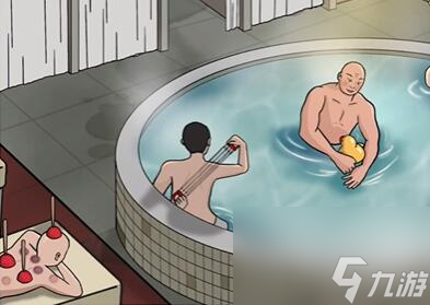<a id='link_pop' class='keyword-tag' href='https://www.9game.cn/llazc/'>老六爱找茬</a>东北澡堂如何过关