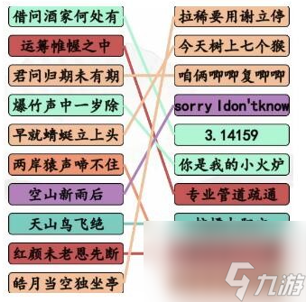 《汉字找茬王》完成古诗词押韵连线 完成古诗词押韵连线通关攻略