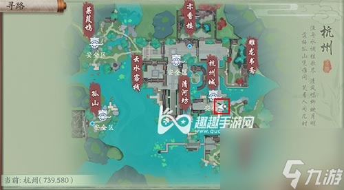 杭州某处怪石位置 新笑傲江湖手游嶙峋峭骨在哪拍照