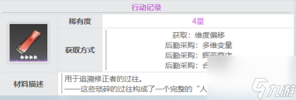 深空之眼行动记录作用说明