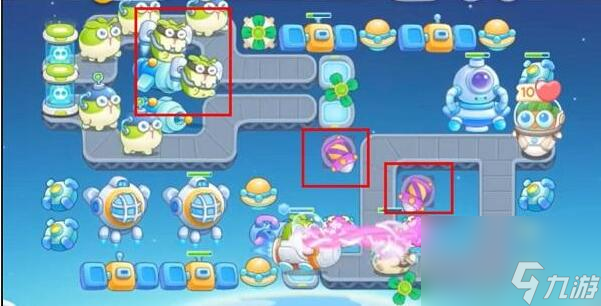 保卫萝卜4太空穿越第14关攻略