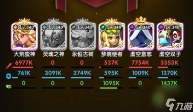 超能世界大荒蛮神试炼通关阵容攻略