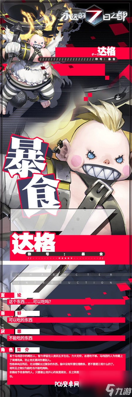 永远的七日之都达格怎么样永远的7日之都达格技能属性图鉴