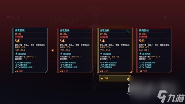 赛博朋克20772.0版装备改造升级机制讲解