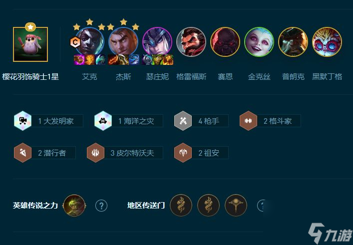 云顶之弈s9.5皮城潜行枪手怎么玩-皮城潜行枪手出装站位