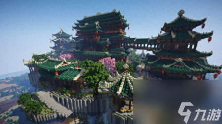 我的世界建筑设计图纸大全古风（mc国风建筑设计图片分享）