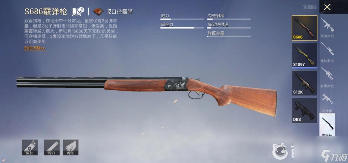 手游吃鸡各种武器排行什么样？ （和平精英各类枪械）