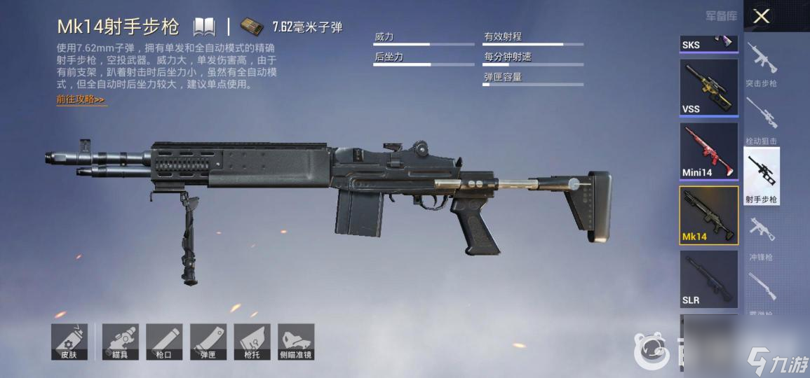 手游吃鸡各种武器排行什么样？ （和平精英各类枪械）