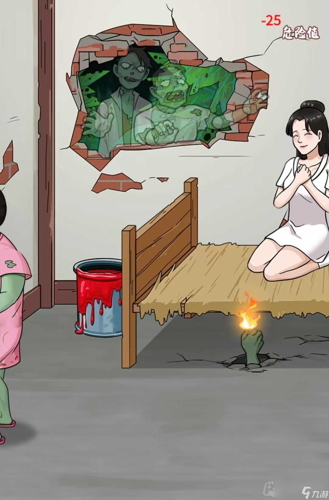 《就挺秃然的》躲避丧尸通关攻略