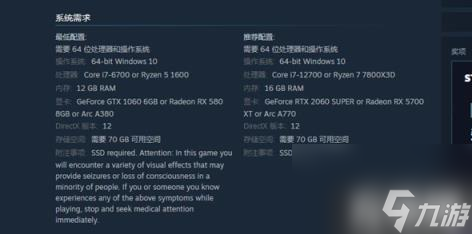 赛博朋克2077需要什么配置（赛博朋克2077游玩配置详解）