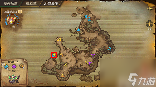 8个宝藏地图标识 塞尔之光永恒海岸宝箱位置大全