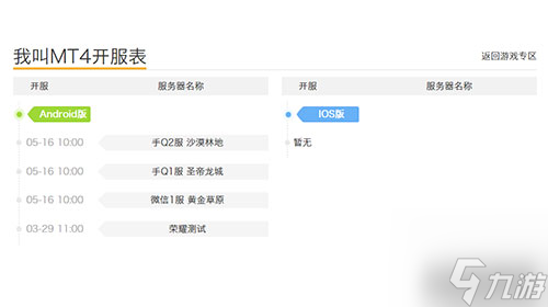 我叫MT4安卓什么时候开新区