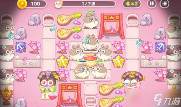 《保卫萝卜4》秋妃传5关攻略
