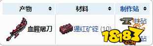 泰拉瑞亚怎么获得杀猪刀 泰拉瑞亚血腥屠刀怎么获得
