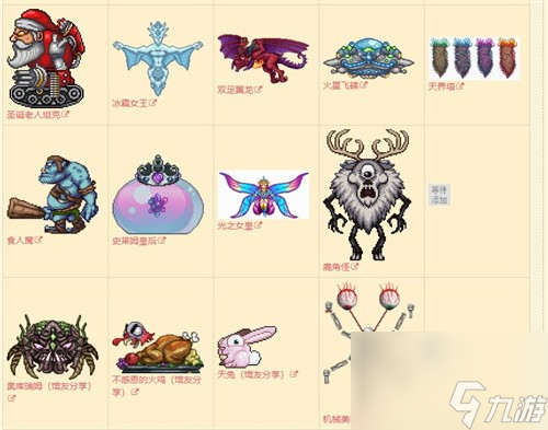 《泰拉瑞亚》最全boss汇总