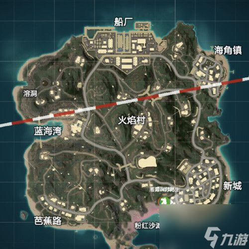 和平精英度假岛茅草屋在哪里