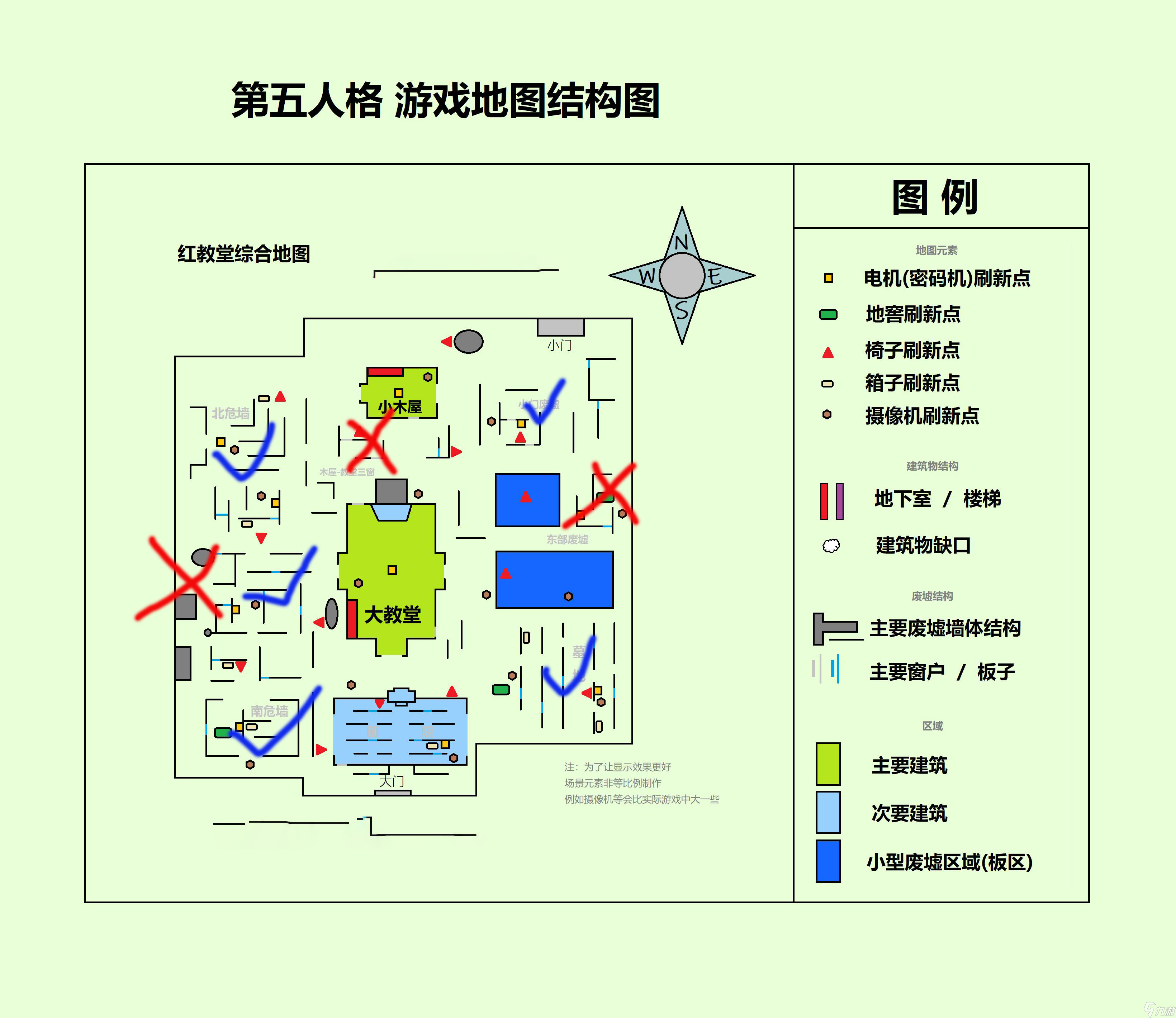 第五人格紅教堂地圖詳情攻略