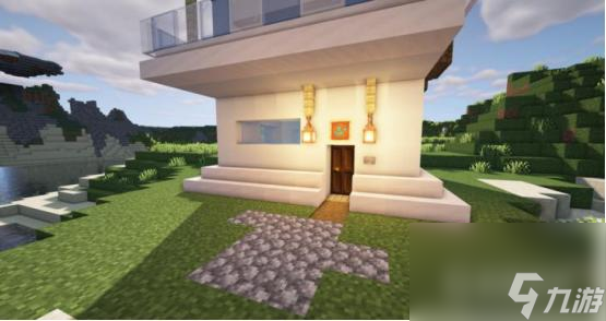 我的世界怎么建家建豪宅？ （我的世界石英楼梯）