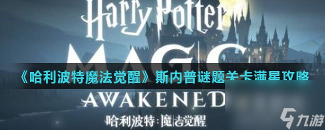 《<a id='link_pop' class='keyword-tag' href='https://www.9game.cn/hlbt/'>哈利波特魔法觉醒</a>》斯内普谜题关卡满星攻略