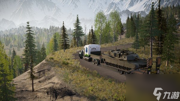 开放世界卡车模拟游戏《阿拉斯加卡车模拟》10月19日Steam正式发售