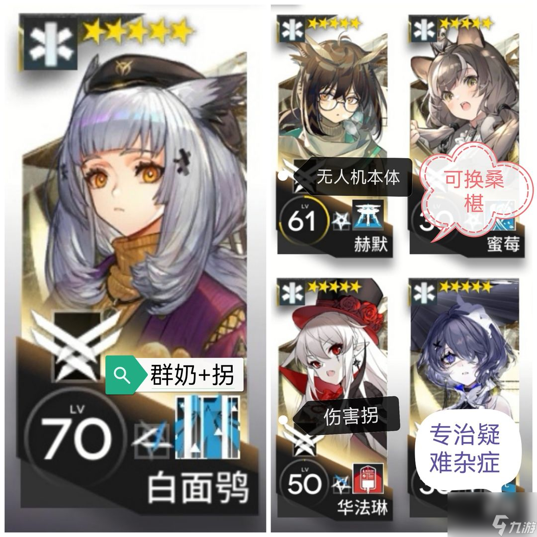 明日方舟：实用低中高星干员（上）