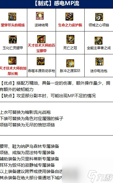 dnf女机械110最强装备搭配攻略