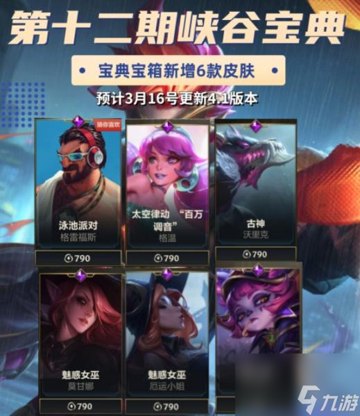 英雄联盟4.1版本更新公告-4.1版本更新内容分享