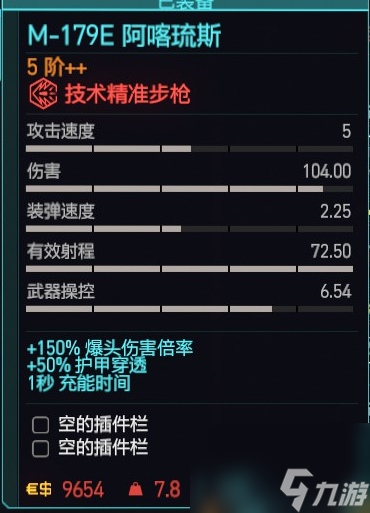 赛博朋克2077精准步枪推荐排行榜及获取方法