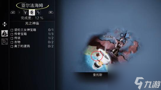 战神5光之神庙的渡鸦分别在哪？