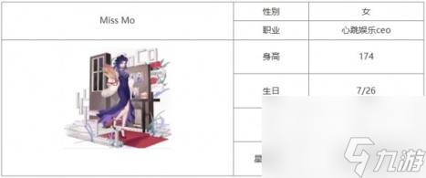 闪亮的你MissMo人物介绍