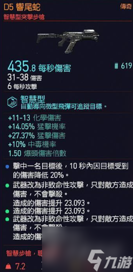 赛博朋克2077高DPS枪配置指南