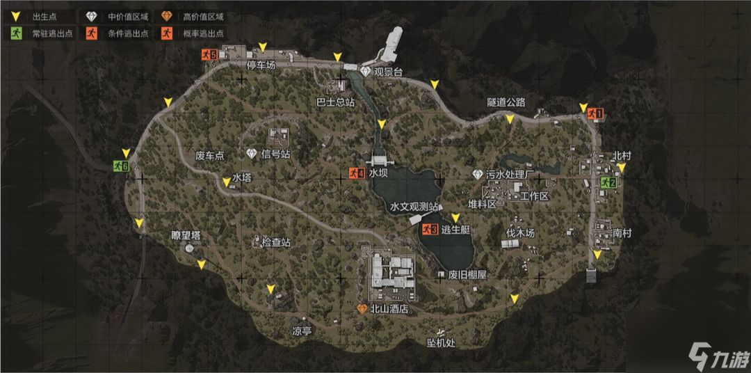 暗区突围：一个清晰的撤离思路=半只脚踩进了撤离点（北部山区篇）