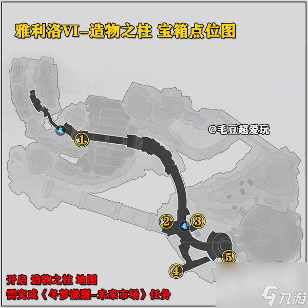 《崩坏：星穹铁道》1.4雅利洛Ⅵ-造物之柱宝箱全收集攻略