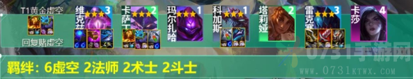 云顶之弈S9.5黄金虚空怎么玩 黄金虚空阵容玩法攻略