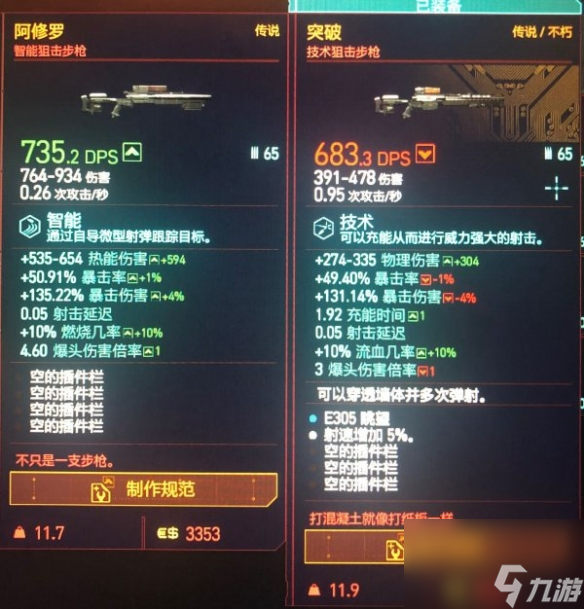 《赛博朋克2077》狙击步枪进阶教学