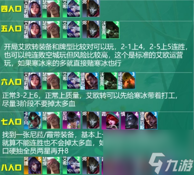 云顶之弈S9.5艾欧尼菈怎么玩 艾欧尼菈阵容玩法攻略