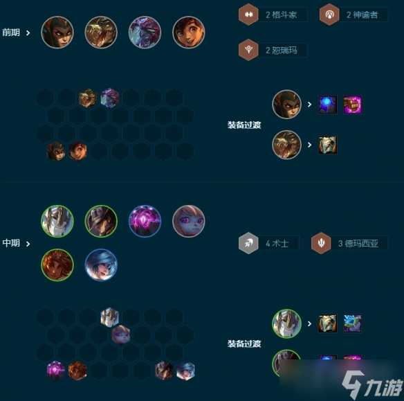 《云顶之弈手游》4术士赌卡牌怎么玩