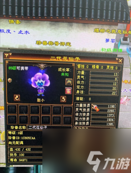 天龙八部花仙子是超灵宝宝吗（天龙怀旧服花仙子宝宝属性）