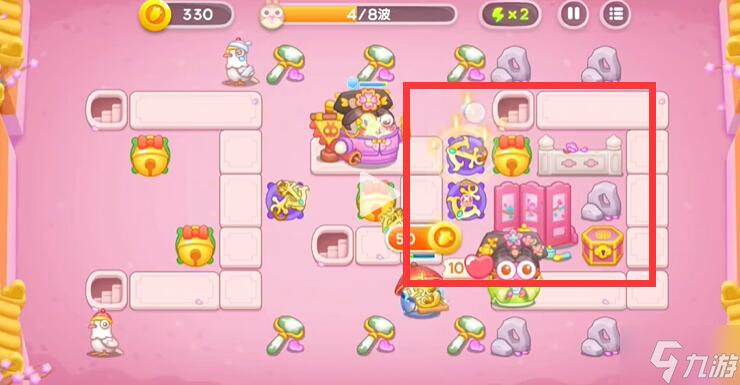 保卫萝卜4秋妃传第35关攻略