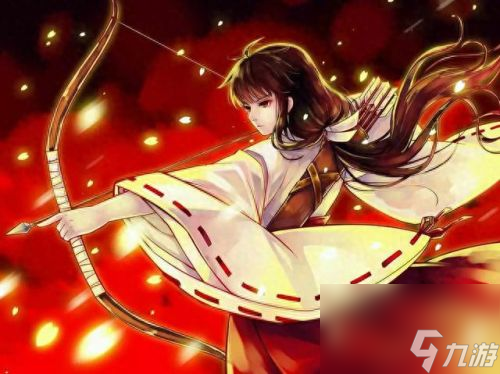 巫女桔梗(桔梗爱意皇后身穿一袭红装)