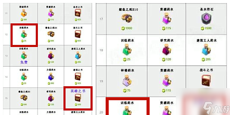 部落冲突：&ldquo;黑心商店&rdquo;王书刷新图，看道具就能计算你的