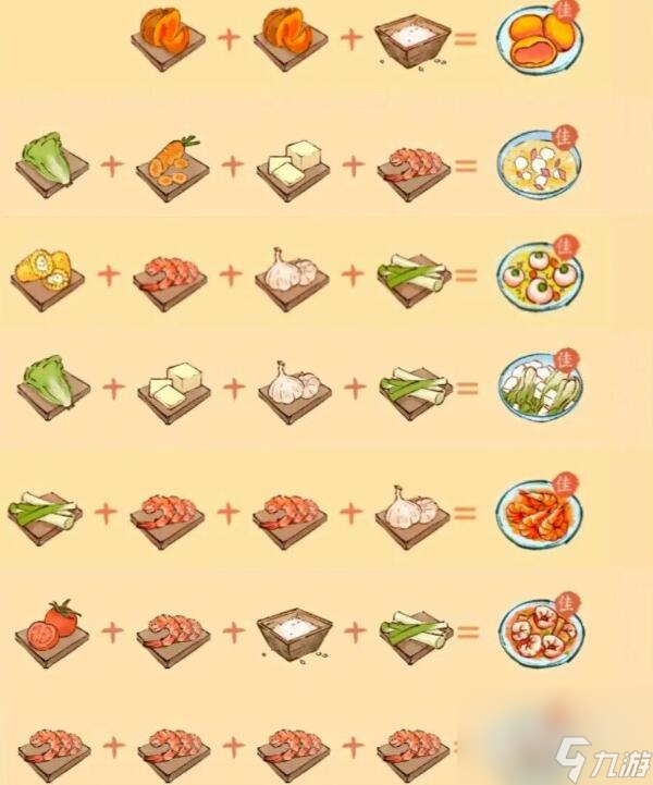 《淡墨水云乡》最新食谱大全(清淡水墨画)