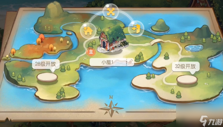 奥比岛梦想国度房子升级方法