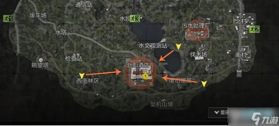 暗区突围北山都有什么资源?暗区突围北山资源点地图分布一览