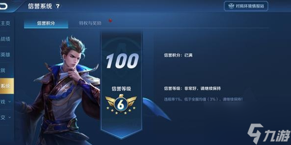 王者荣耀信誉积分怎么恢复 王者荣耀信誉积分恢复方法