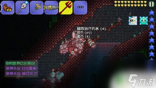 泰拉瑞亚邪神大脑在哪里打 泰拉瑞亚血腥之地BOSS邪神大脑攻略和打法