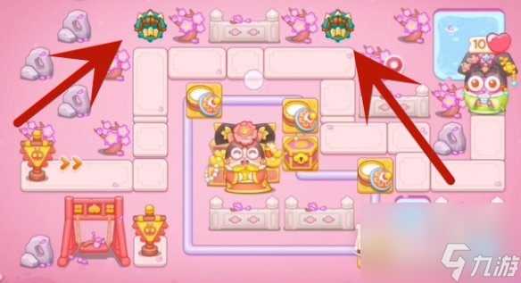 保卫萝卜4秋妃传第四十四关通关攻略