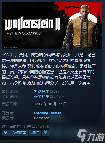 Steam每日特惠：德军总部小缇娜等新史低