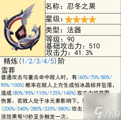 莱欧斯利四星武器推荐 原神莱欧斯利武器排行榜